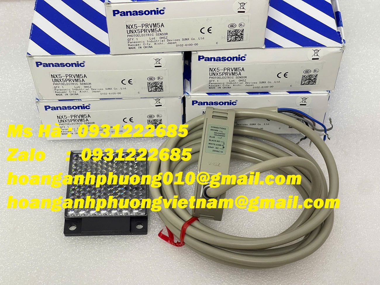 Thiết bị điện giá tốt - cảm biến quang panasonic NX5-PRVM5A